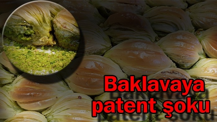 Midye baklavaya patent şoku 