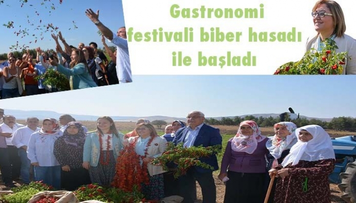 Gastronomi festivali biber hasadı ile başladı 