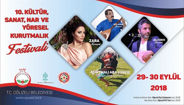  Oğuzeli’nde festival başlıyor 