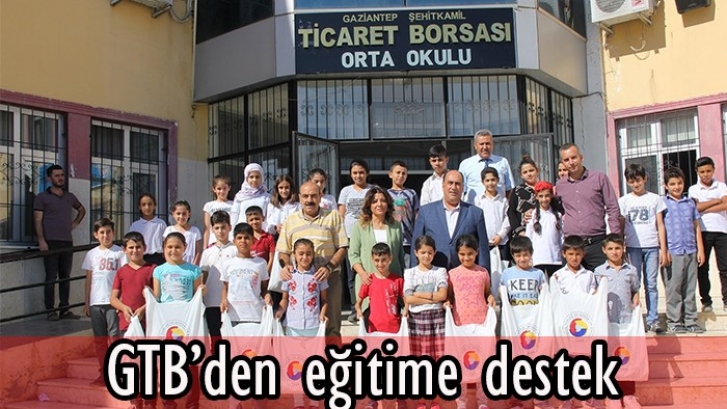 GTB’den eğitime destek 