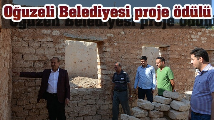 Oğuzeli Belediyesi proje ödülü 