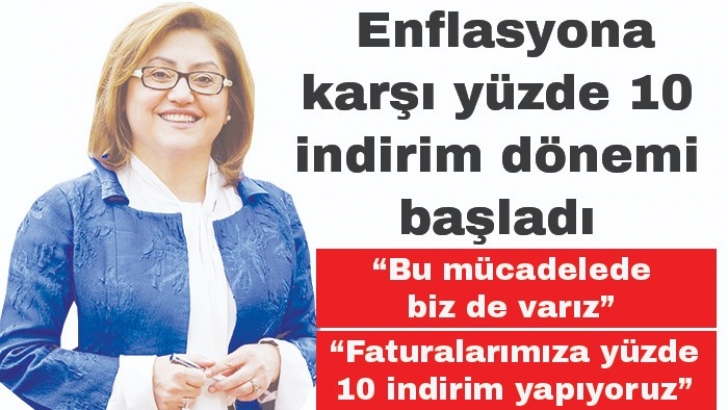 Enflasyona karşı yüzde 10 indirim dönemi başladı 