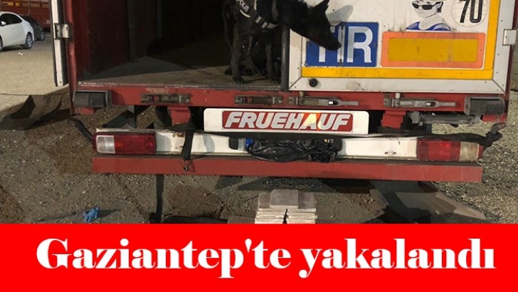 Eroin yüklü tır, Gaziantep'te yakalandı 