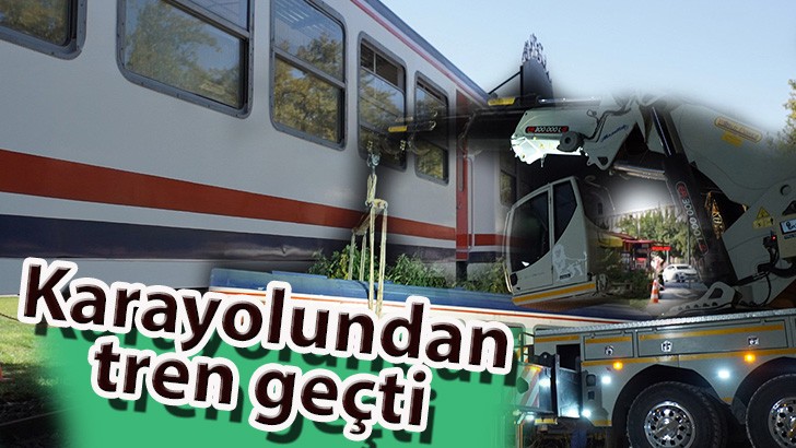 Atıl tren vagonu AVM'ye götürüldü 