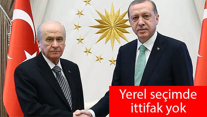 Yerel seçimde ittifak yok