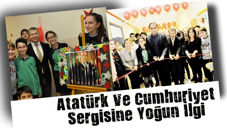 Atatürk Ve Cumhuriyet Sergisine Yoğun İlgi