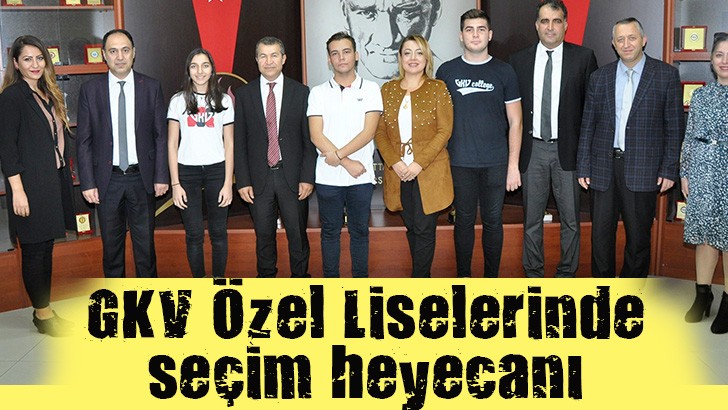 GKV Özel Liselerinde seçim heyecanı 