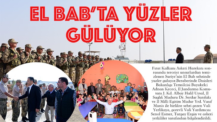 EL BAB’TA YÜZLER GÜLÜYOR