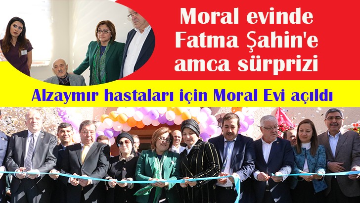 Moral evinde Fatma Şahin'e amca sürprizi 