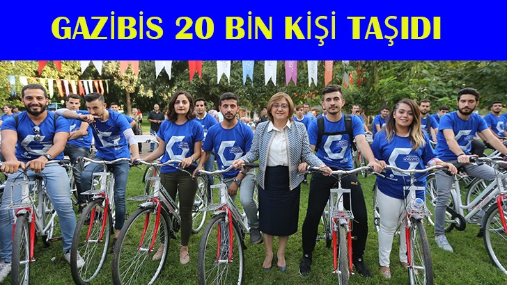 BİSİKLET YOLUNU 20 BİN KİŞİ KULLANDI