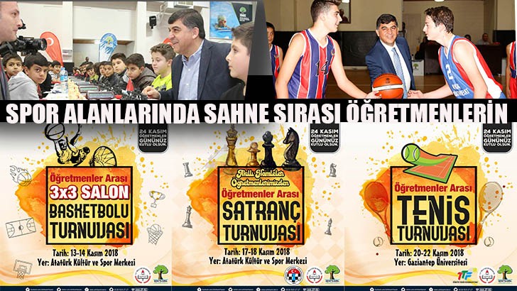 SPOR ALANLARINDA SAHNE SIRASI ÖĞRETMENLERİN