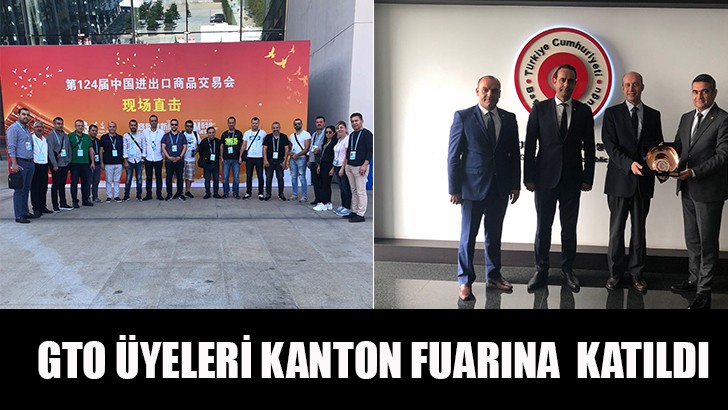 GTO ÜYELERİ KANTON FUARINA KATILDI