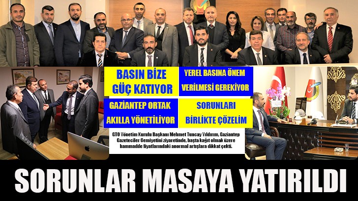 “Basının sorunlarının çözümü için işbirliği yapalım”