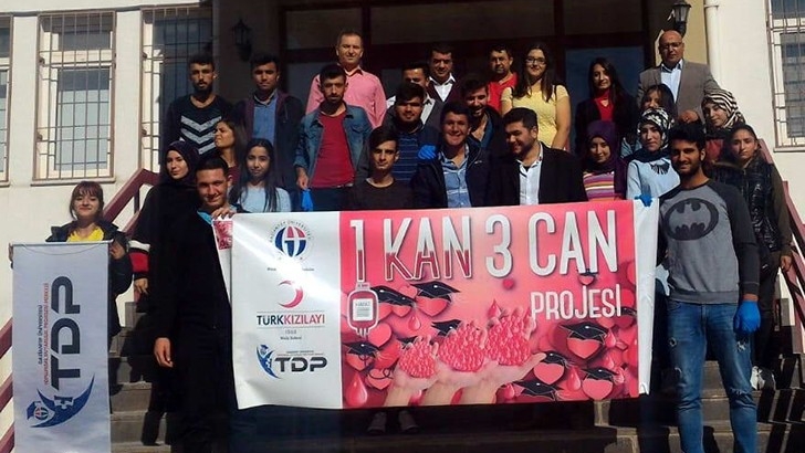 Nizip'te "1 kan 3 can" projesi 10. yılında 