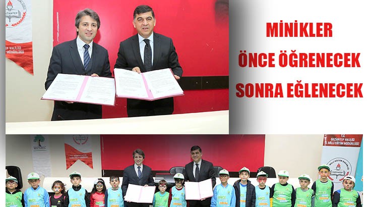 MİNİKLER ÖNCE ÖĞRENECEK SONRA EĞLENECEK