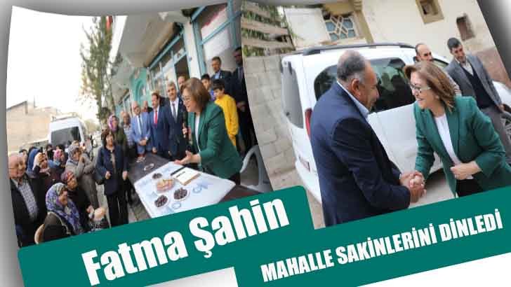 MAHALLE SAKİNLERİNİ DİNLEDİ