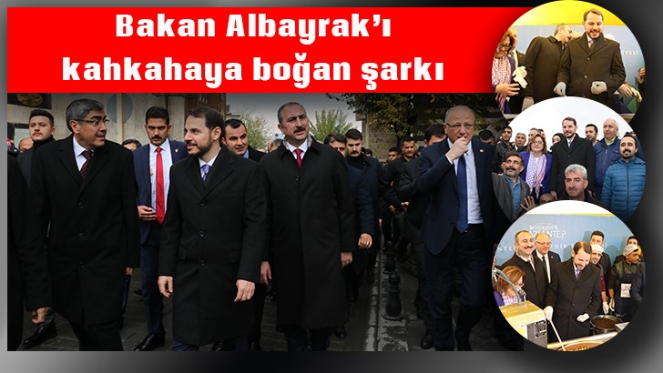 Bakan Albayrak’ı kahkahaya boğan şarkı 