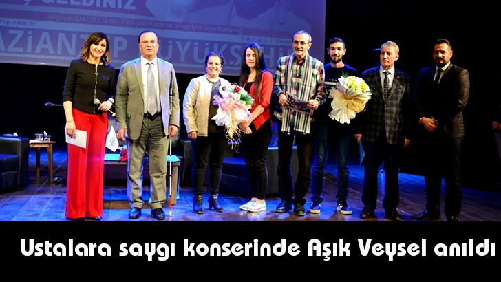 Ustalara saygı konserinde Aşık Veysel anıldı 