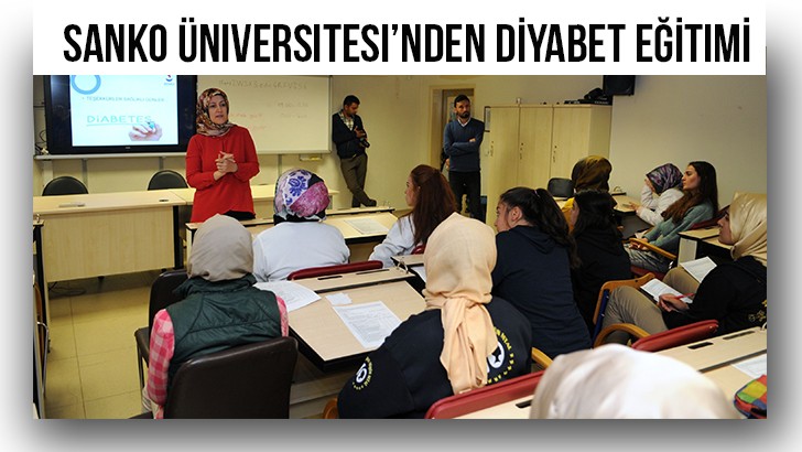 SANKO Üniversitesi’nden diyabet eğitimi 