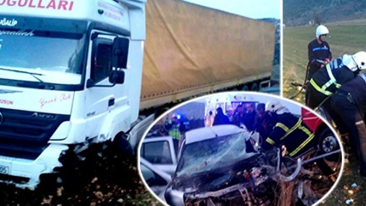 Gaziantep’te trafik kazası: 1 ölü, 2 yaralı