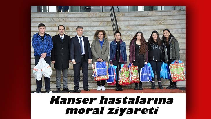 Kanser hastalarına moral ziyareti