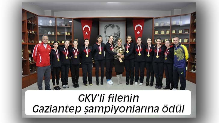 GKV’li filenin Gaziantep şampiyonlarına ödül