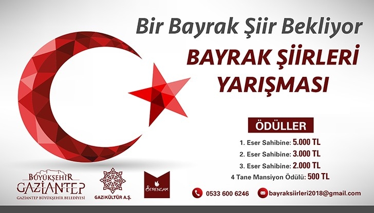 “Bir Bayrak Şiir Bekliyor” adlı şiir yarışması sonuçlandı