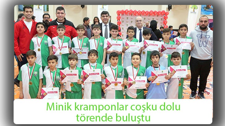 Minik kramponlar coşku dolu törende buluştu