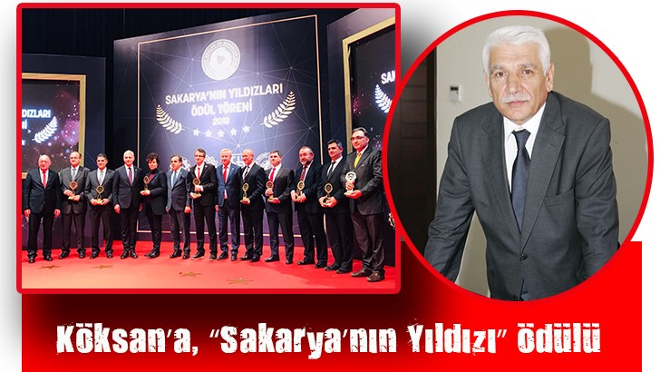 Köksan’a, “Sakarya’nın Yıldızı” ödülü