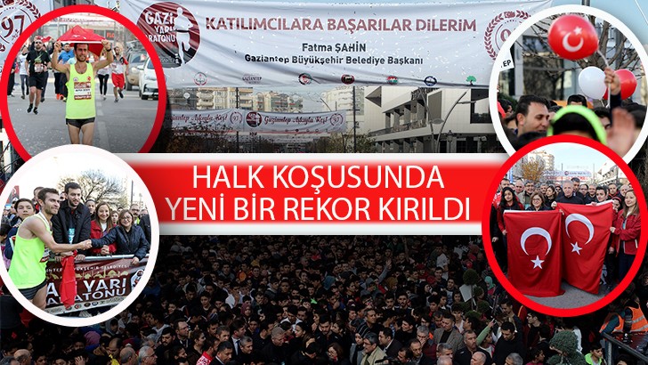 HALK KOŞUSUNDA YENİ BİR REKOR KIRILDI