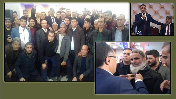 AK Parti'nin Şahinbey'de ki toplantısında gövde gösterisi