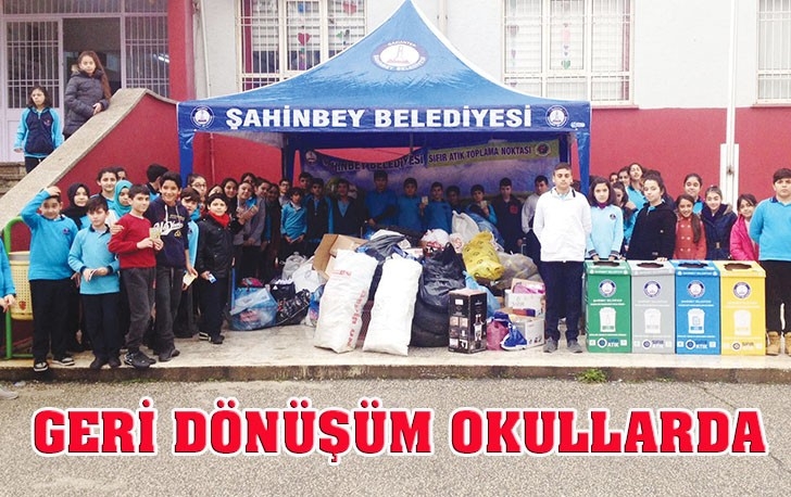 ŞAHİNBEY BELEDİYESİ ÇOCUKLARA GERİ DÖNÜŞÜMÜ ÖĞRETİYOR