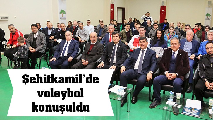 Şehitkamil’de voleybol konuşuldu 