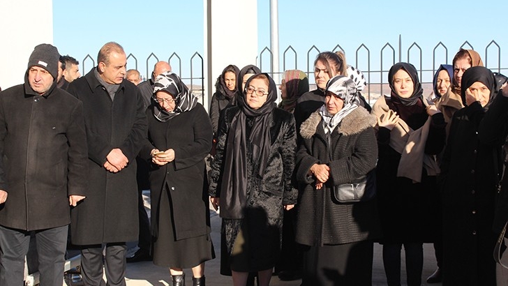 Fatma Şahin’in amcası defin edildi 