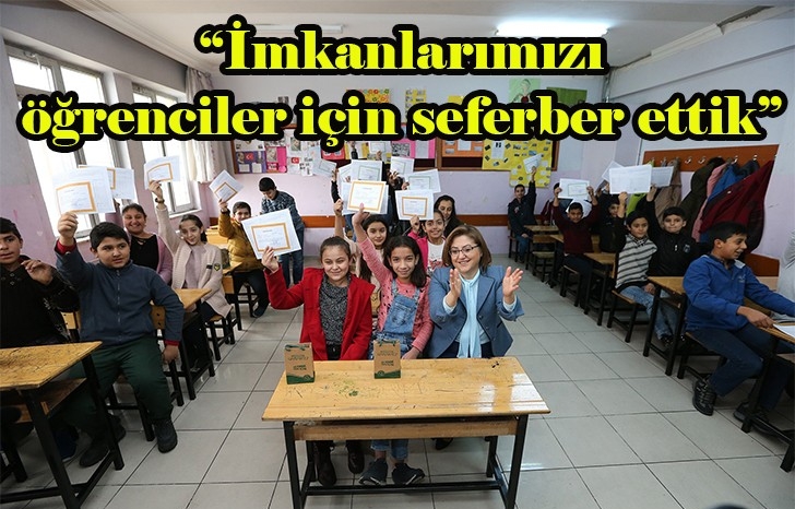 “İmkanlarımızı öğrenciler için seferber ettik” 