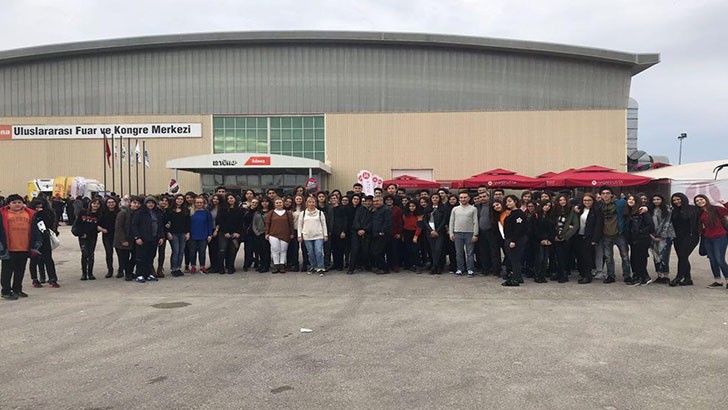 Antepli öğrenciler, adana tüyap kitap fuarı’nda