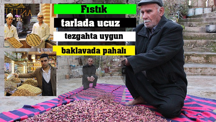 Fıstık fiyatları düştü ama baklava fiyatları aynı 