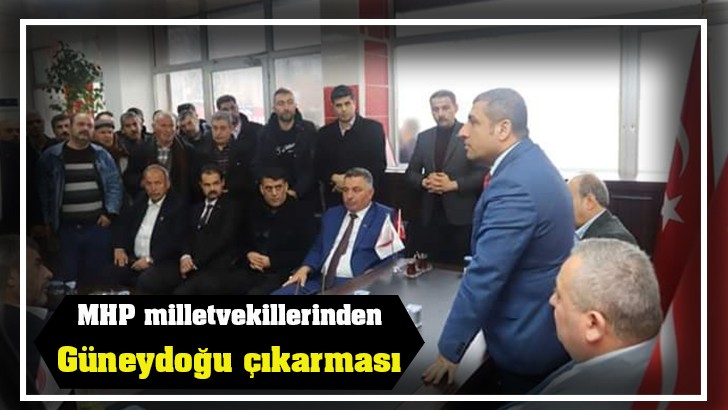 MHP milletvekillerinden Güneydoğu çıkarması 