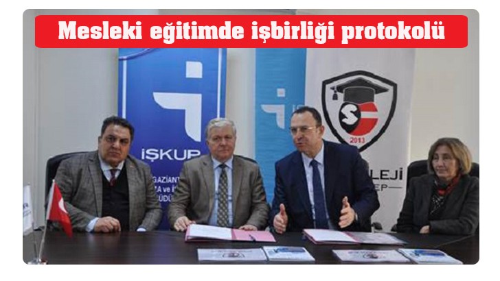 Mesleki eğitimde işbirliği protokolü