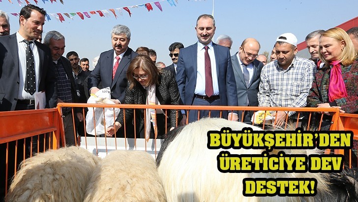 BÜYÜKŞEHİR’DEN ÜRETİCİYE DEV DESTEK!