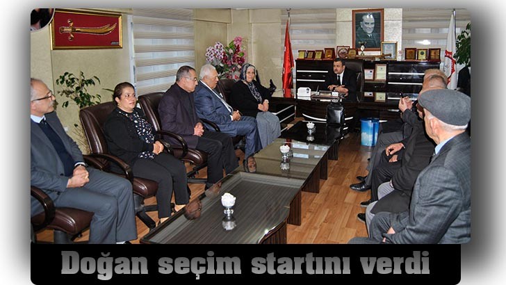 Doğan seçim startını verdi