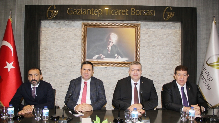 GAZİANTEP FISTIĞI SEKTÖR TEMSİLCİLERİ GTB’DE BİR ARAYA GELDİ