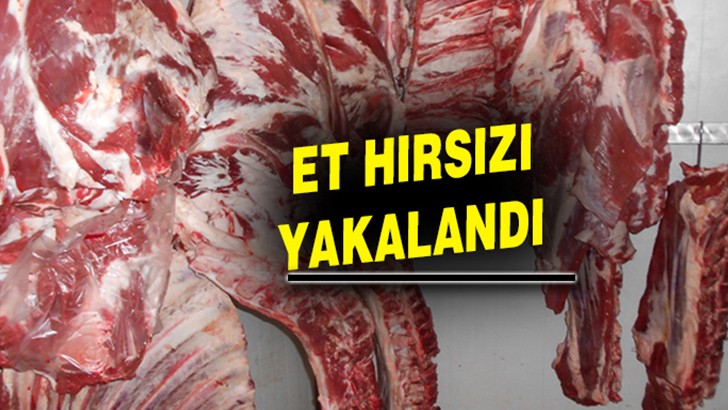 3 kasaptan 72 kilo et çaldı