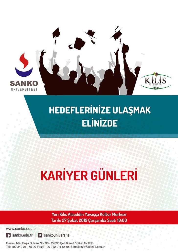 SANKO Üniversitesi Kilis’te kariyer günü düzenliyor 