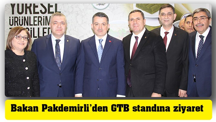 Bakan Pakdemirli’den GTB standına ziyaret 