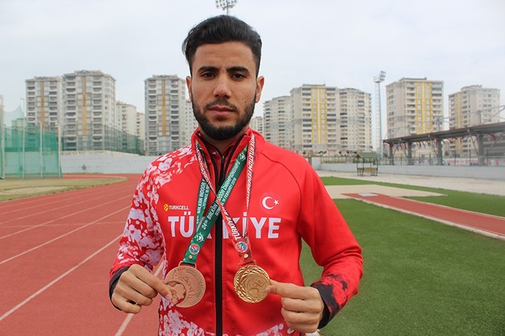 Suriyeli atlet Balkan Şampiyonası'nda üçüncü oldu 