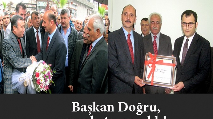 Başkan Doğru, mazbatasını aldı