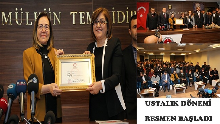 USTALIK DÖNEMİ RESMEN BAŞLADI