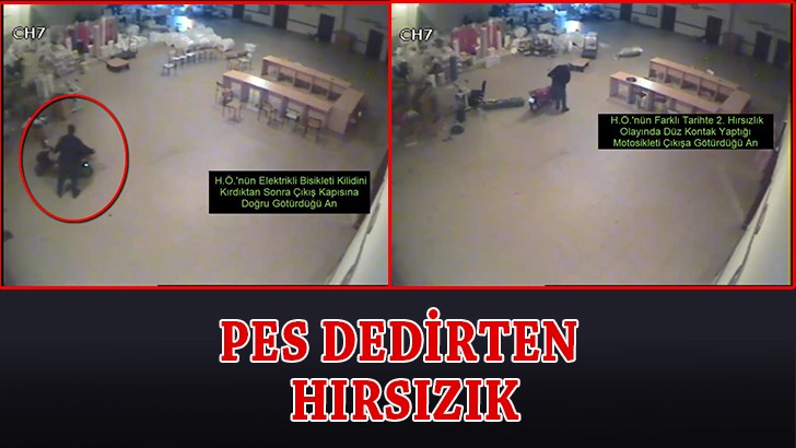 Pes dedirten hırsızlık