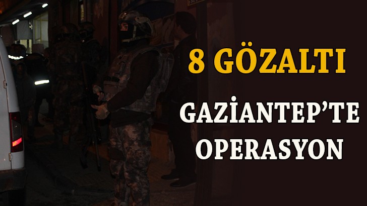 Uyuşturucu tacirlerine eş zamanlı operasyon: 8 gözaltı